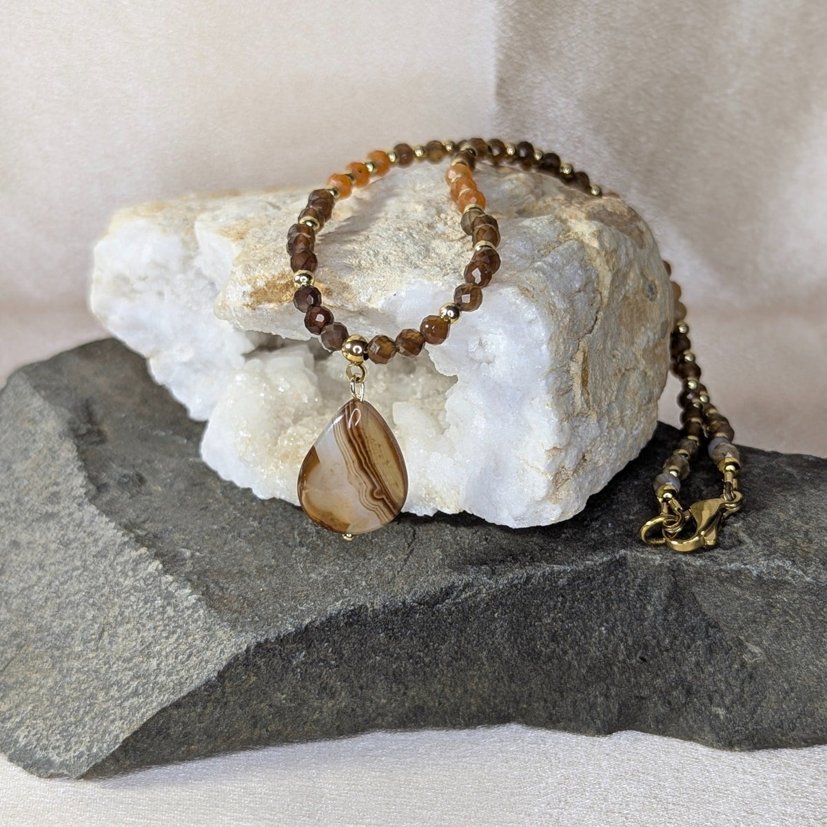 Chocolate Agate — Autumn Dew