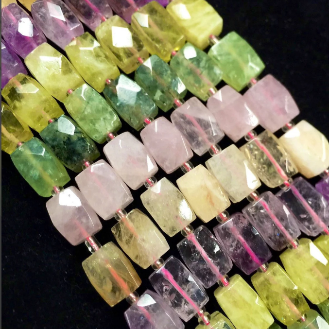 Chunky Gemstone - single stone on paperclip chain