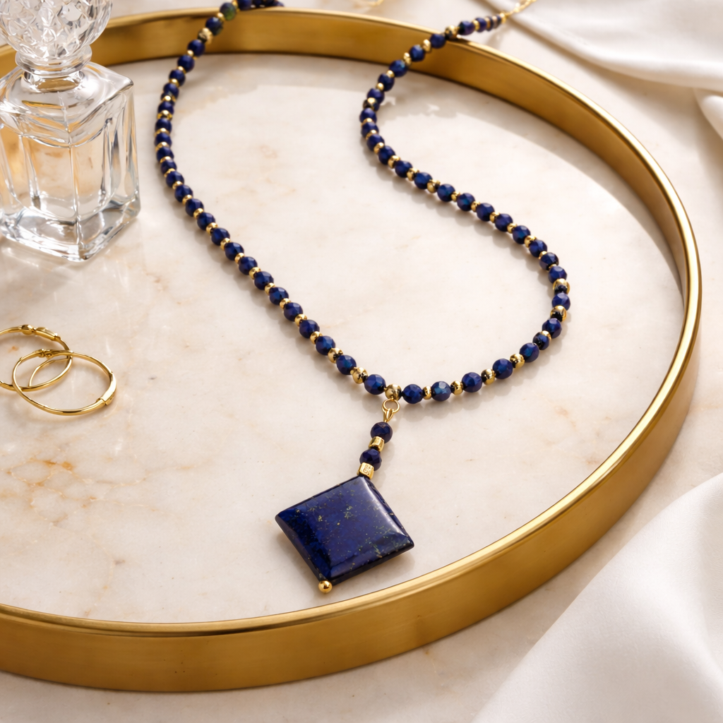 Lapis Lazuli Pendant Necklace