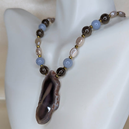 Botswana Agate — Smoke &amp; Sky