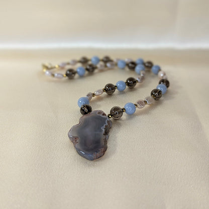 Botswana Agate — Smoke &amp; Sky