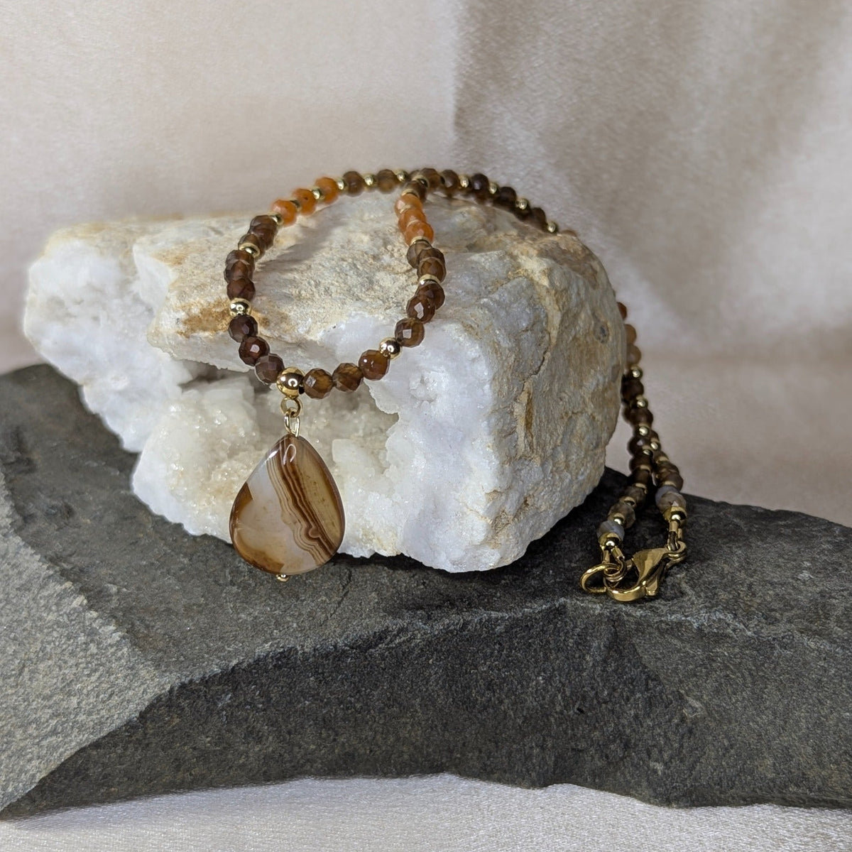 Chocolate Agate — Autumn Dew