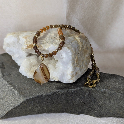 Chocolate Agate — Autumn Dew