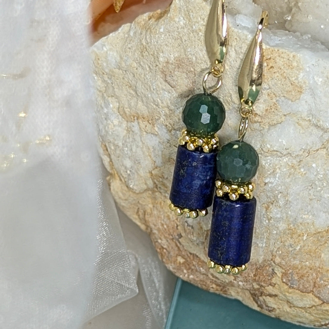 Lapis Lazuli and Indian Agate
